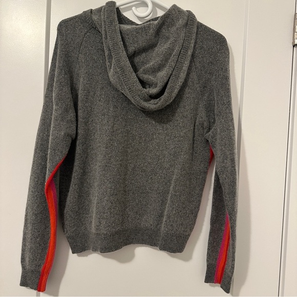 Krimson Klover Grey Apres Ski Cashmere Wool Blend Sweater Size Large Womens - Picture 7 of 10